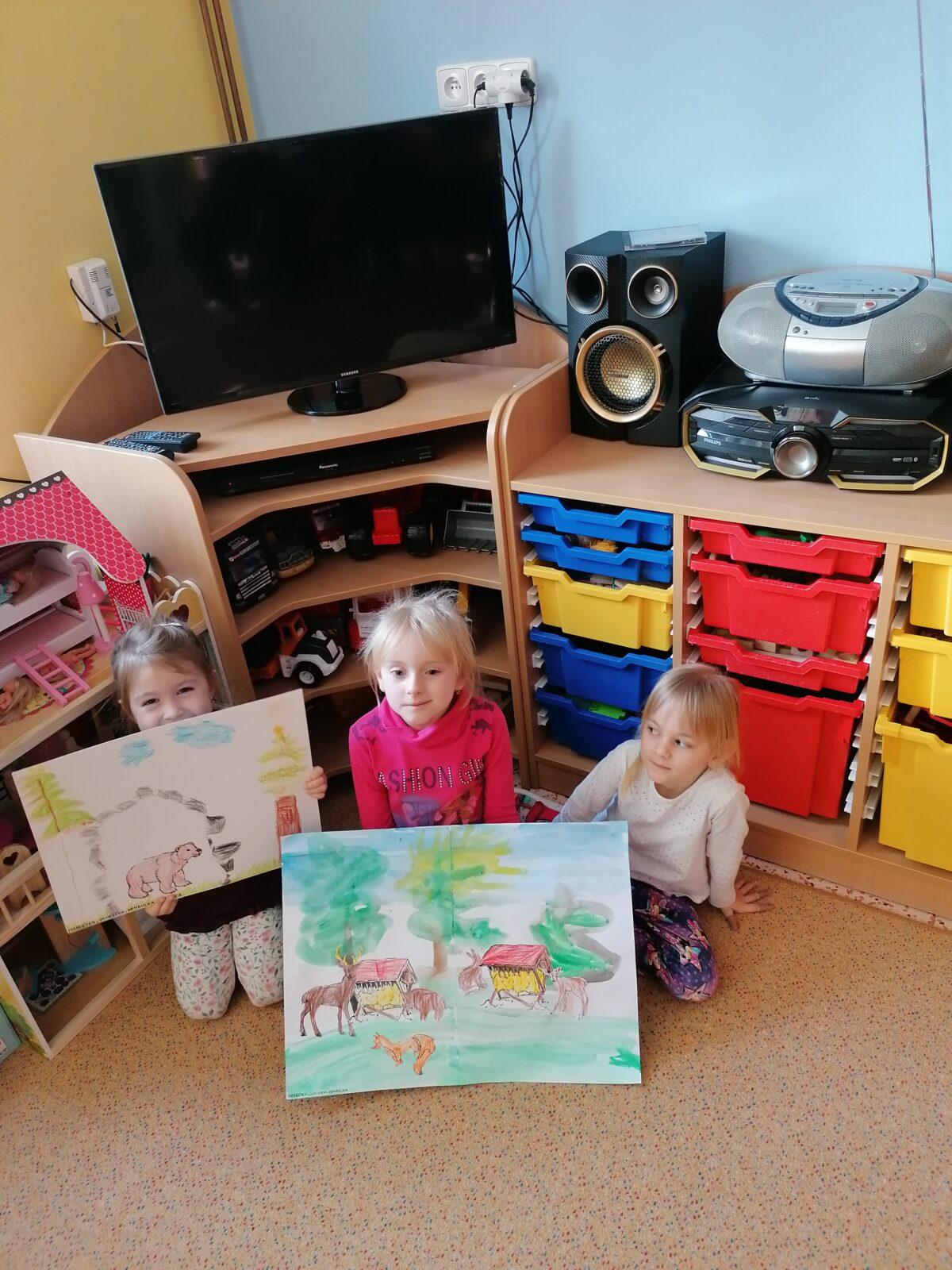 "Zvířátka a ptáčci v zimě" - skupinové práce :-) - 129