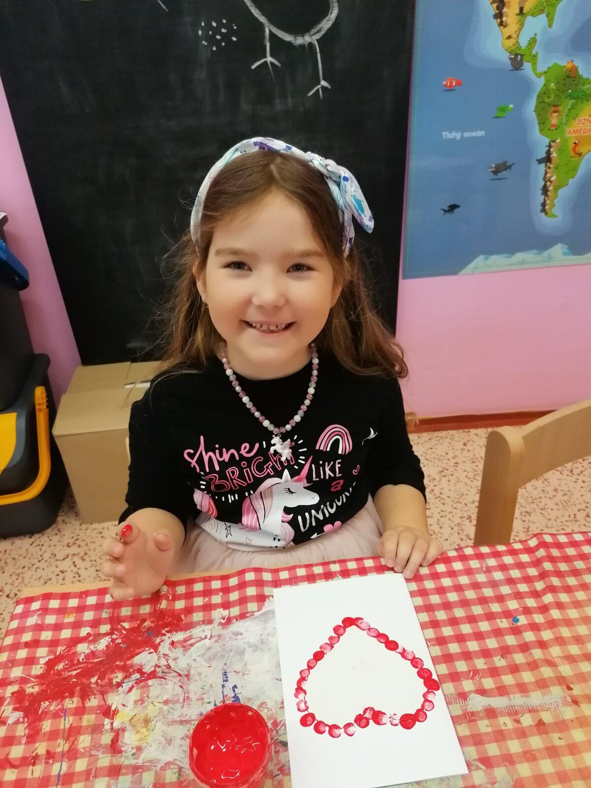 výroba přáníček pro maminky :-) - 20