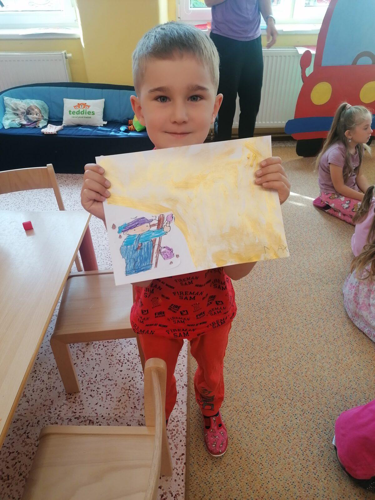 Tvořeníčko, tvoření: "Čím budu až vyrostu?", hasiči a malíři pokojů :-) - 40