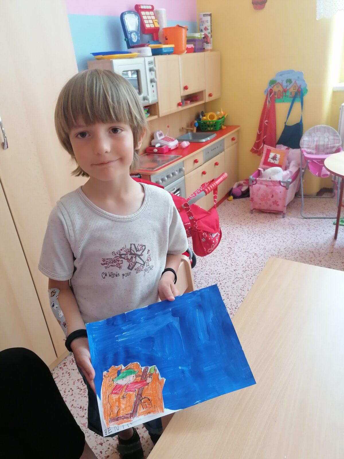 Tvořeníčko, tvoření: "Čím budu až vyrostu?", hasiči a malíři pokojů :-) - 47