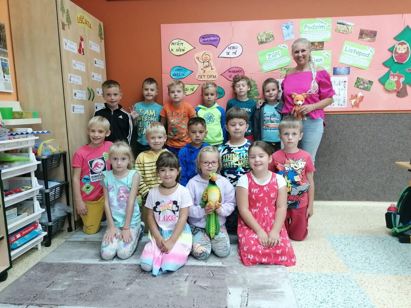 Barevný týden - papouškové pondělí - 2