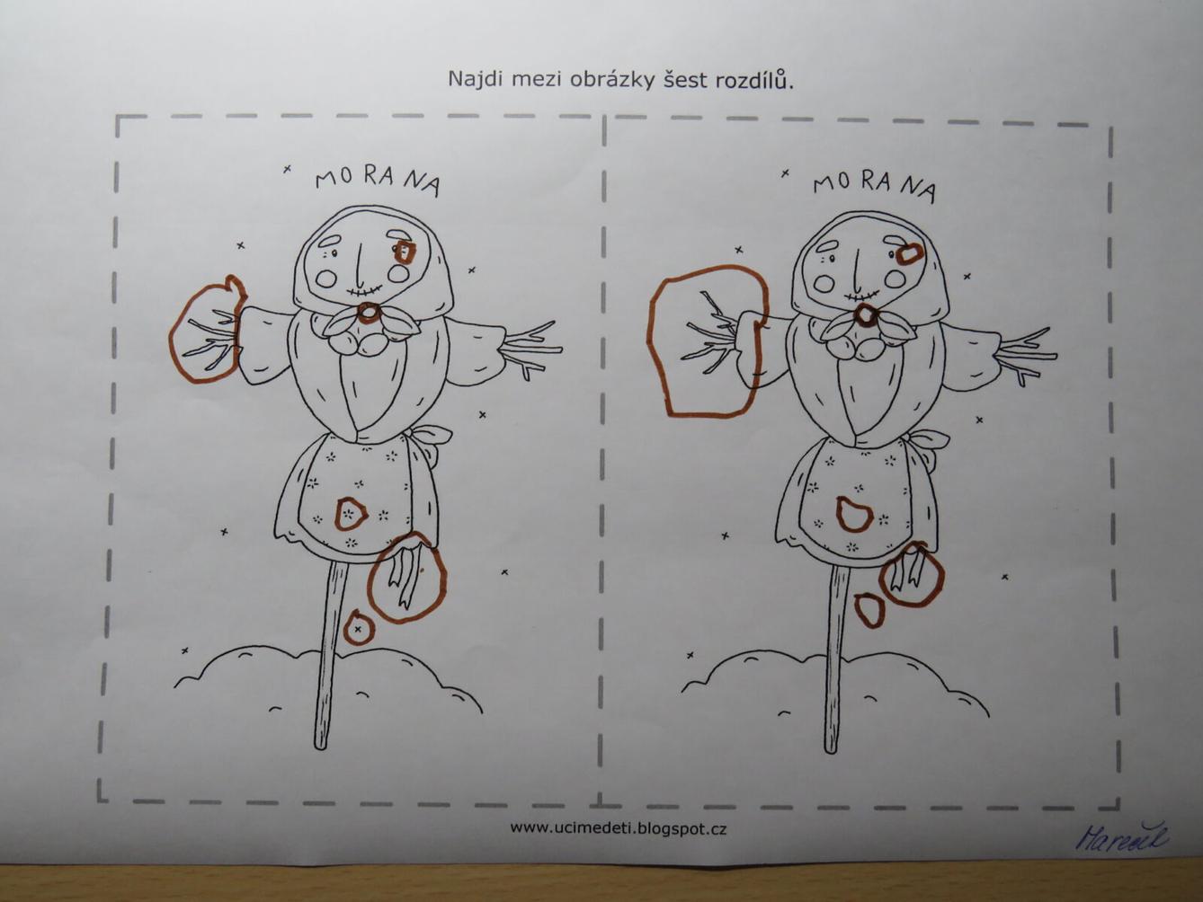 Distanční výuka v MŠ Kamarád (Jaro přišlo do vsi - předškoláci) :-) - 50