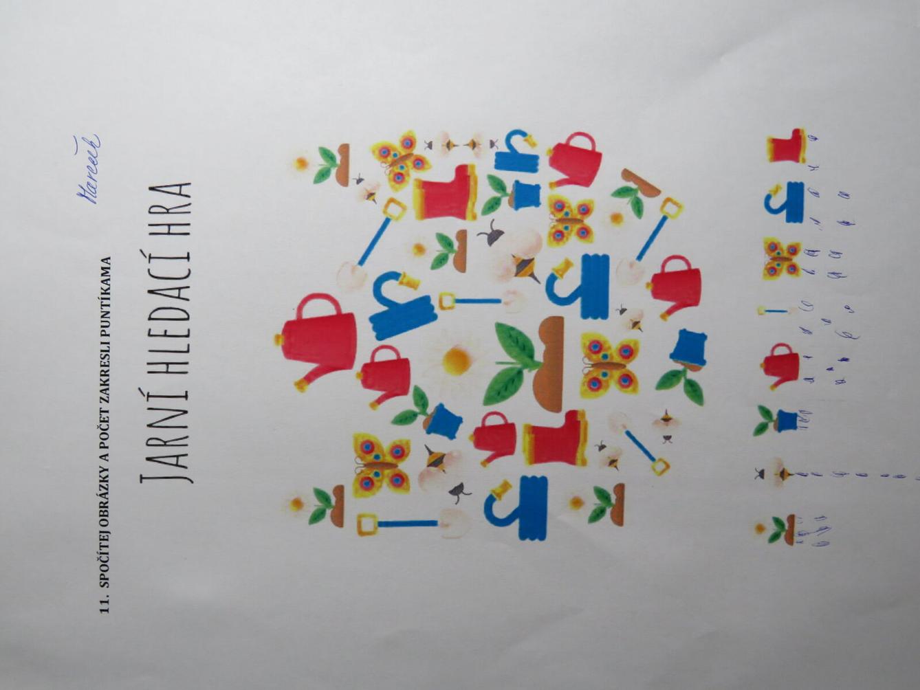 Distanční výuka v MŠ Kamarád (Jaro přišlo do vsi - předškoláci) :-) - 52