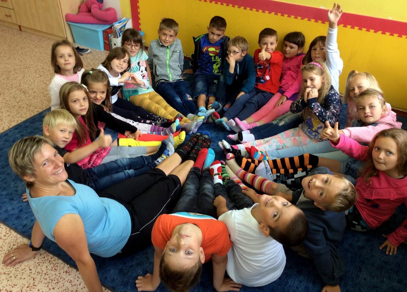 16. 9. Ponožkový den na I. stupni - 3