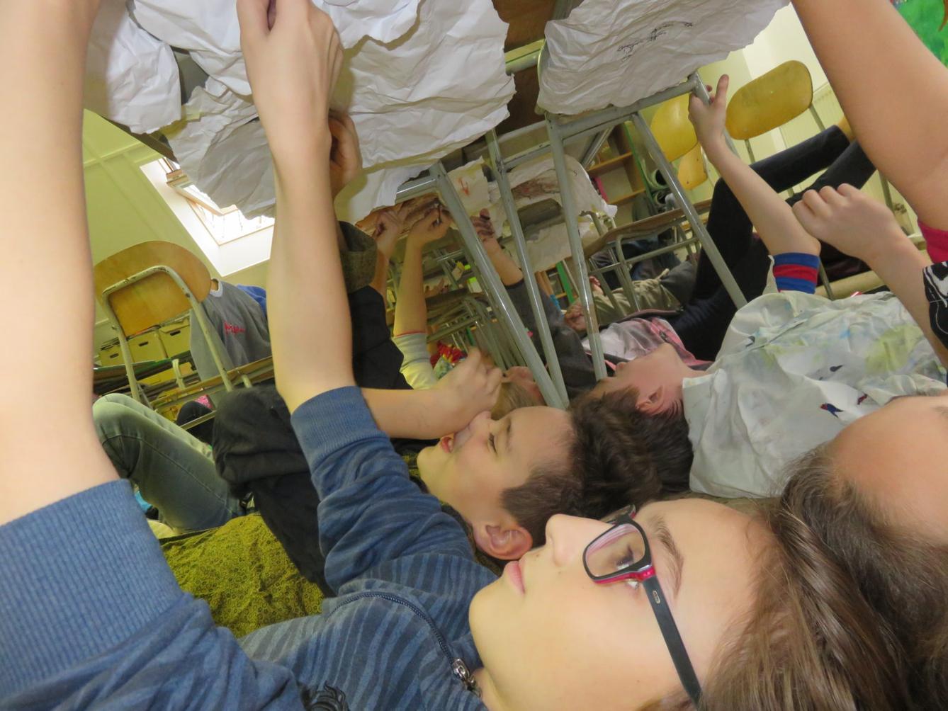 Výtvarná výchova v 6. třídě - pravěké umění - 12