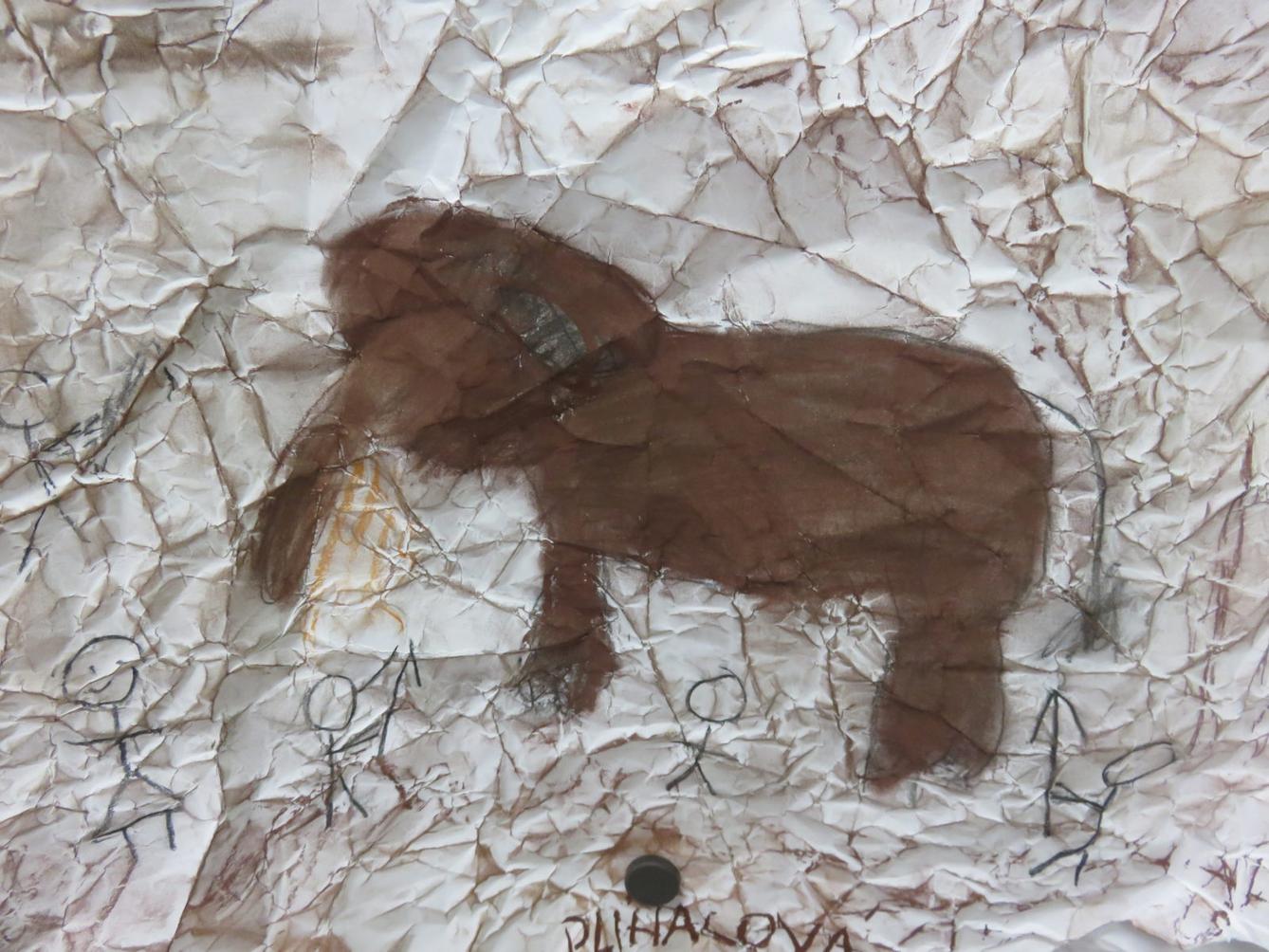 Výtvarná výchova v 6. třídě - pravěké umění - 16