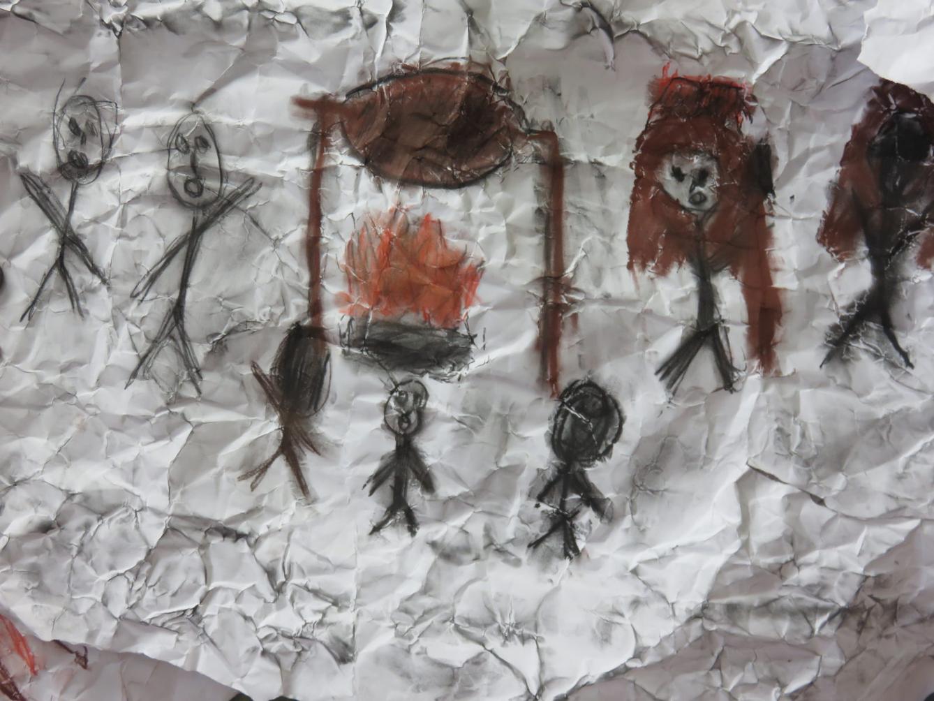 Výtvarná výchova v 6. třídě - pravěké umění - 19