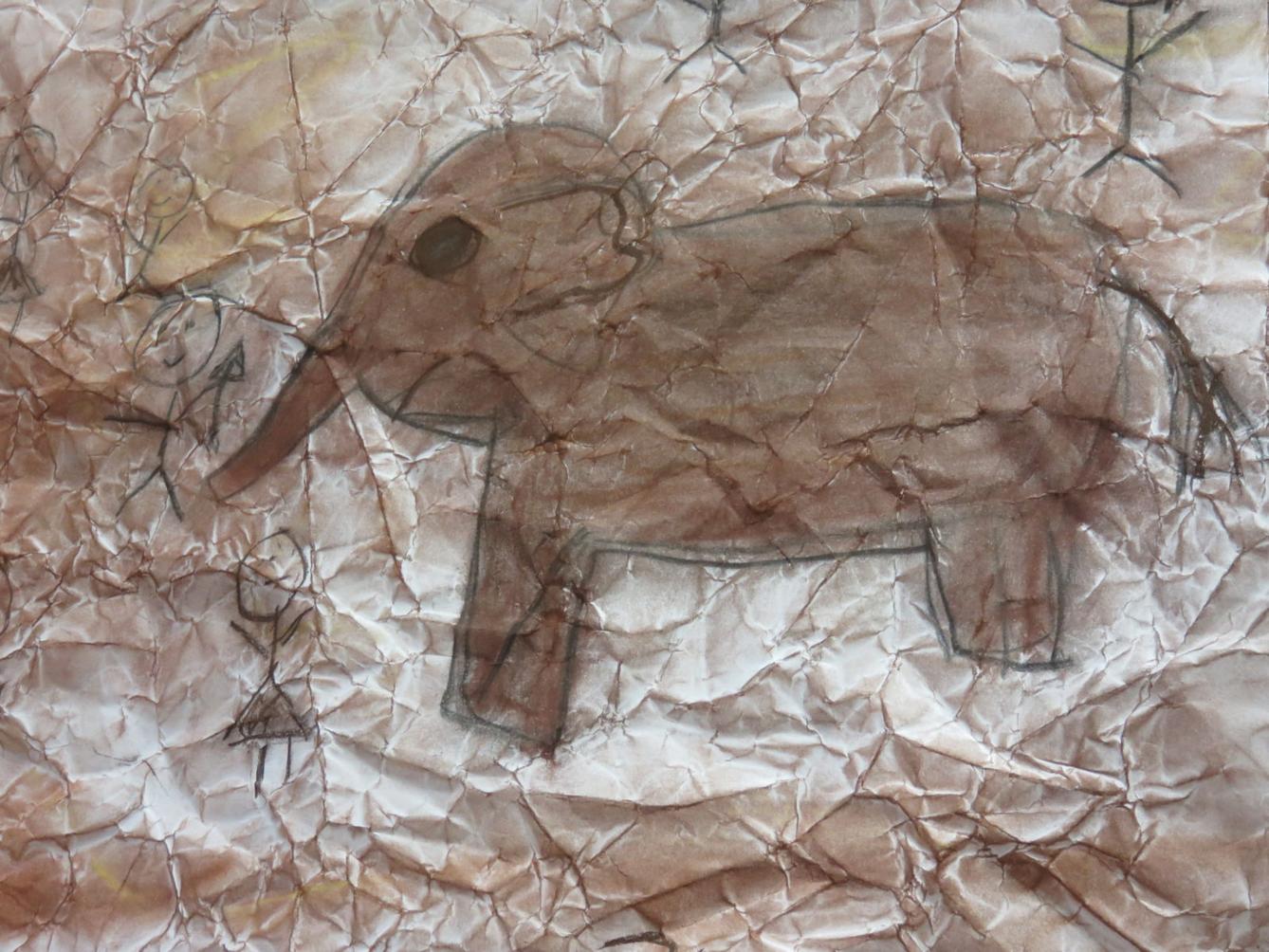 Výtvarná výchova v 6. třídě - pravěké umění - 20