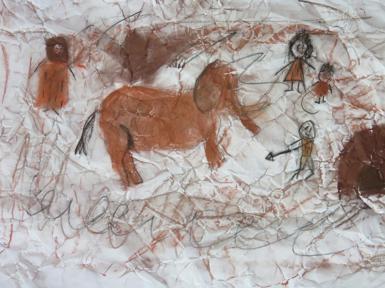 Výtvarná výchova v 6. třídě - pravěké umění - 22