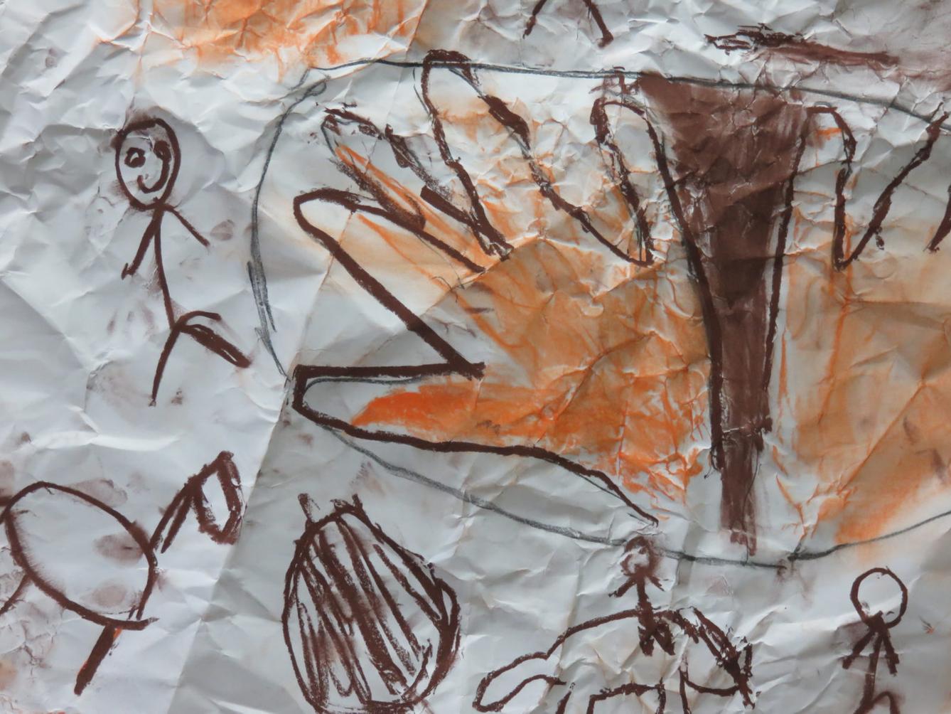 Výtvarná výchova v 6. třídě - pravěké umění - 24