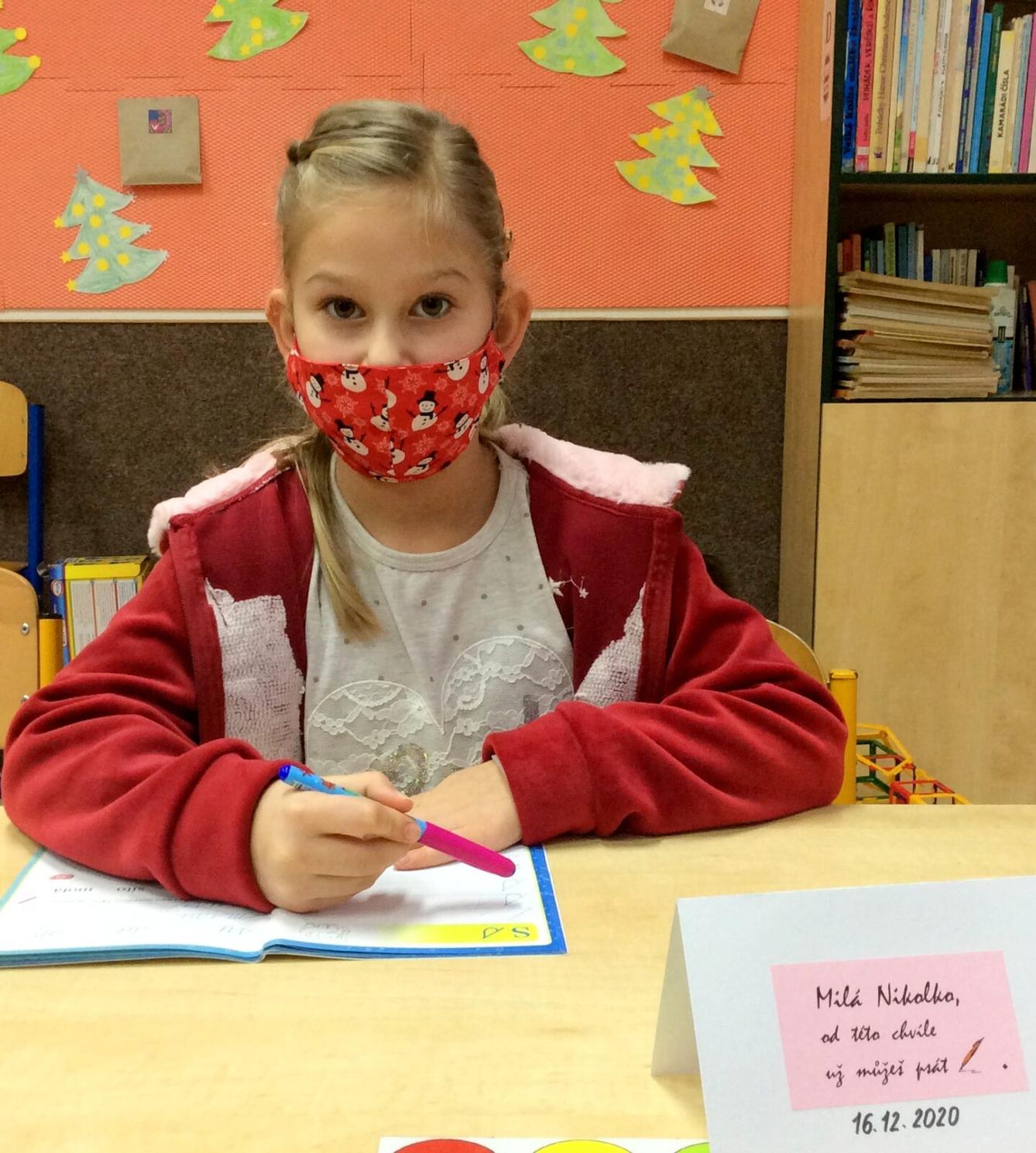 17. 12. Už můžeme psát perem - 1. třída - 17