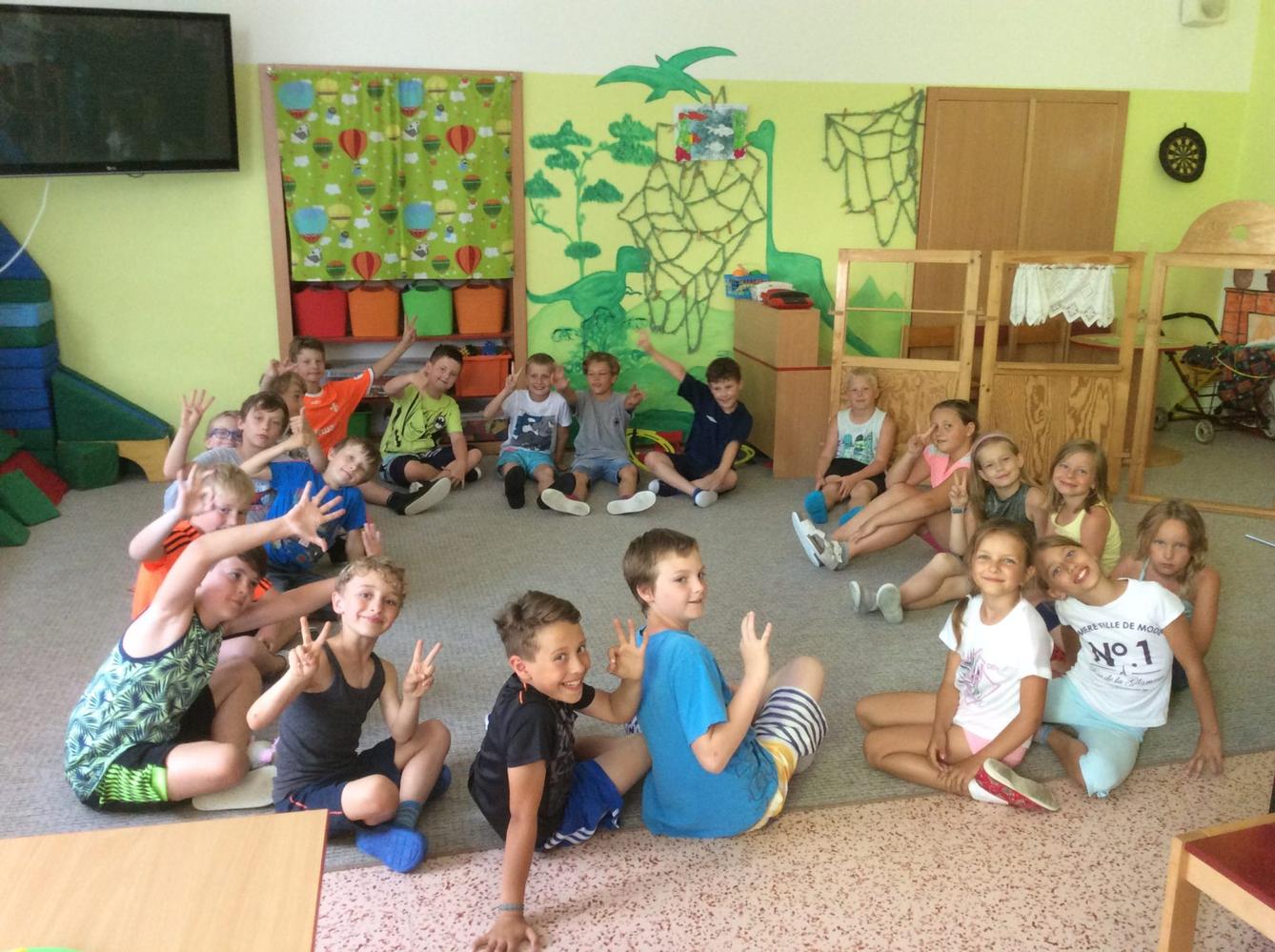 Slavnostní ukončení ve družince - 2