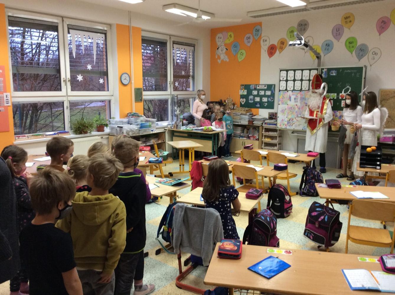 Mikuláš, andělé a čerti na 1. stupni - 1