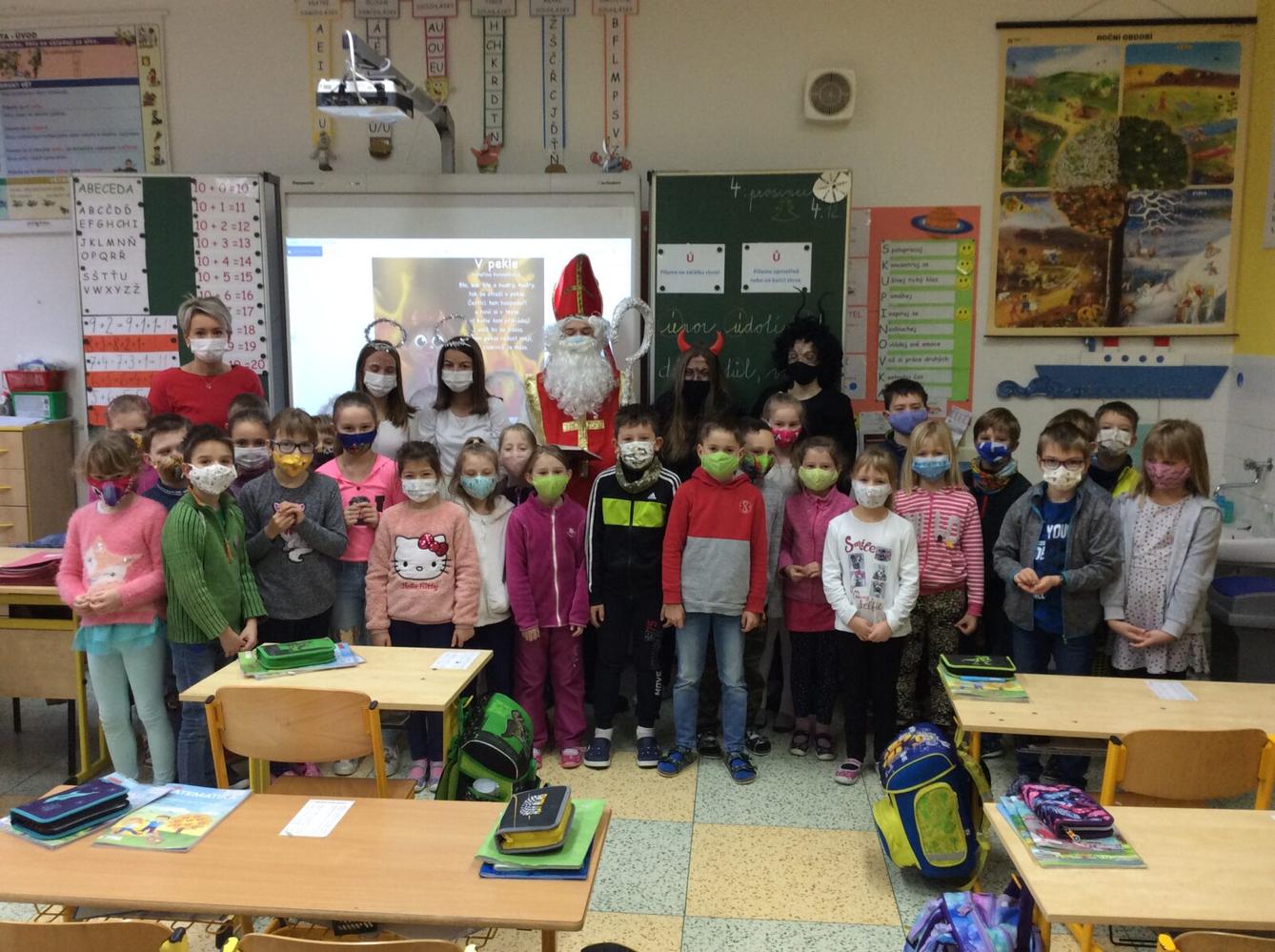 Mikuláš, andělé a čerti na 1. stupni - 4