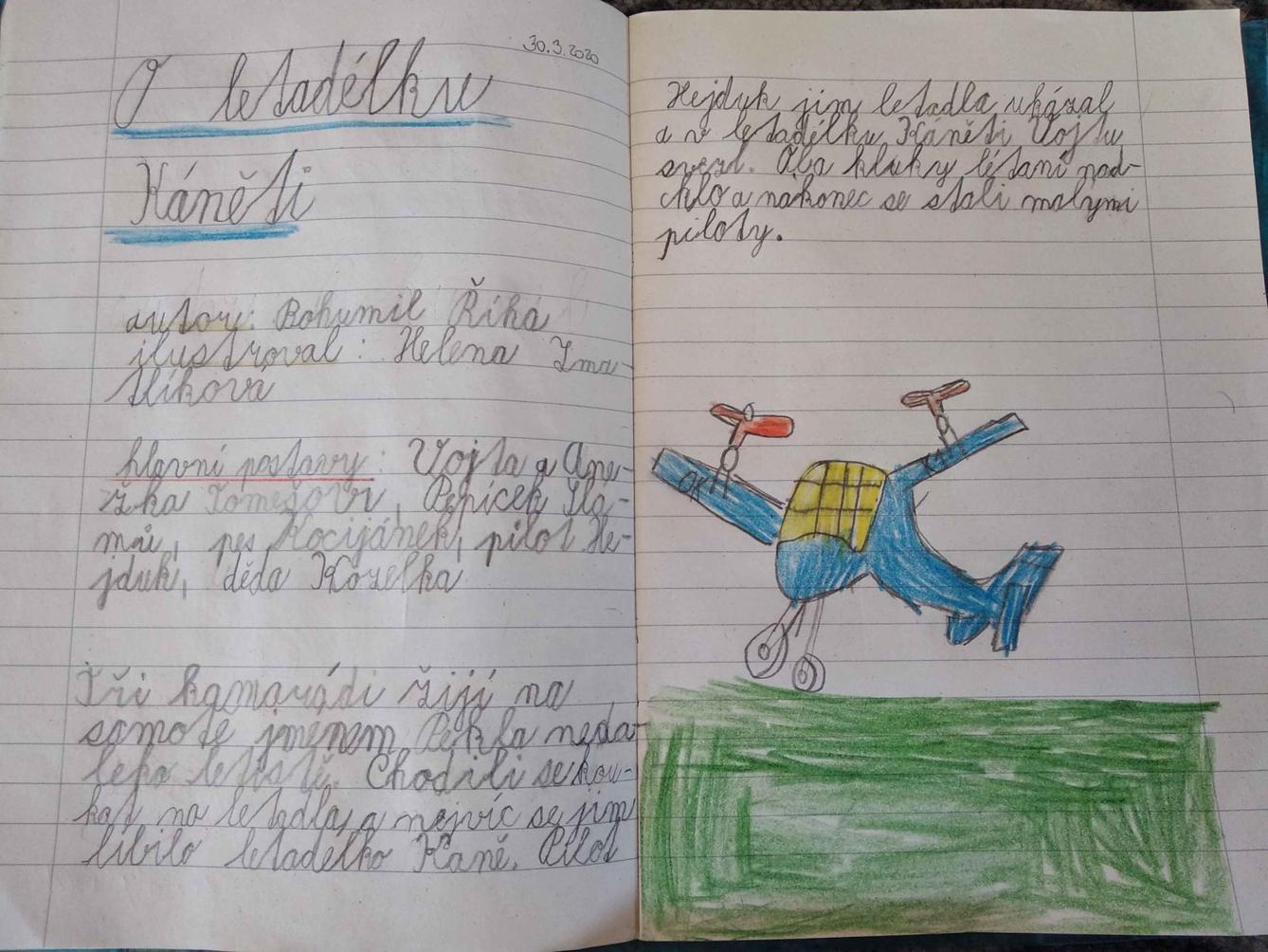 Výstupy druháčků z domácího učení 1. 4. - 2