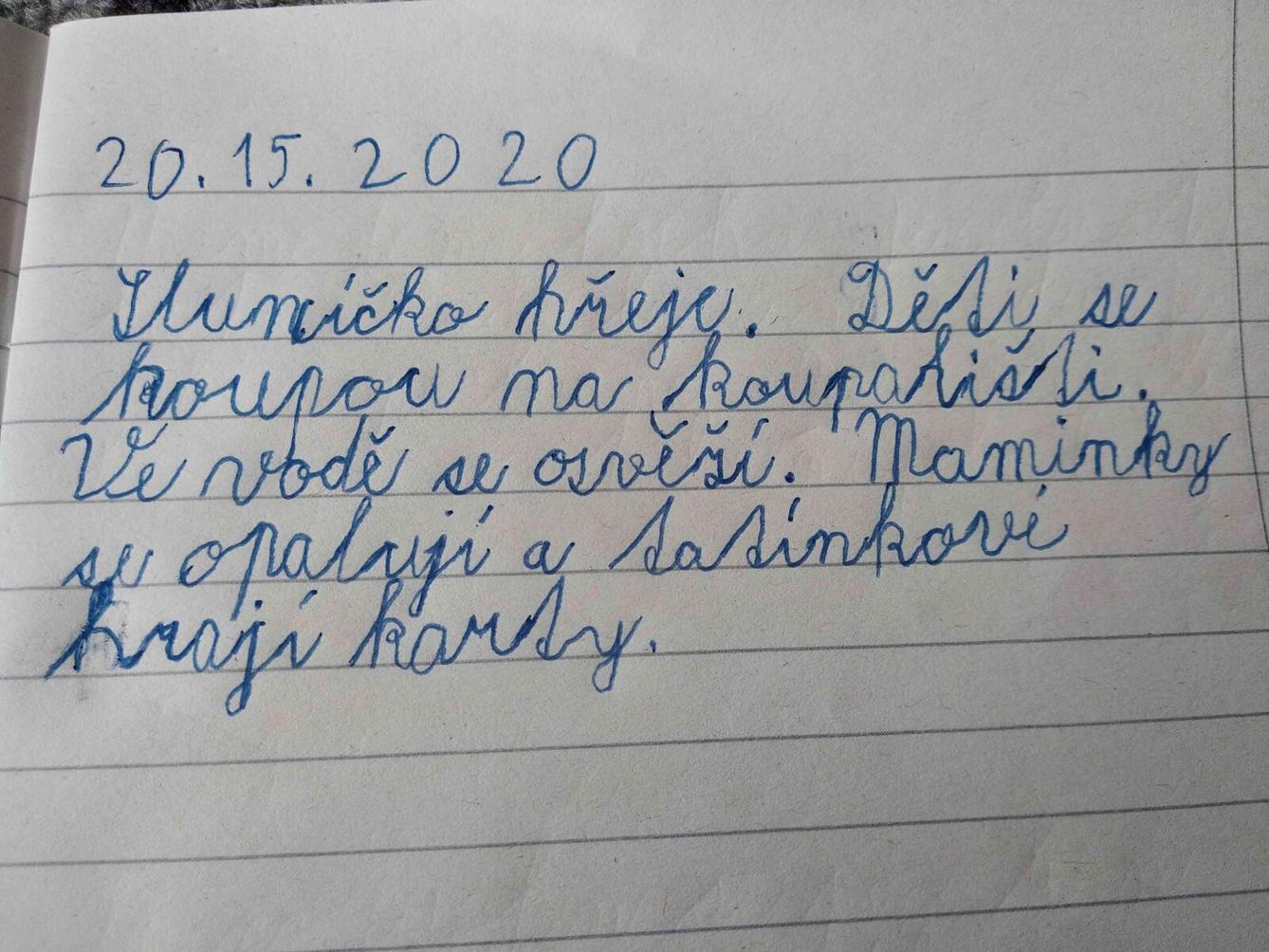 Výstupy druháčků z domácího učení 21. 5. - 1