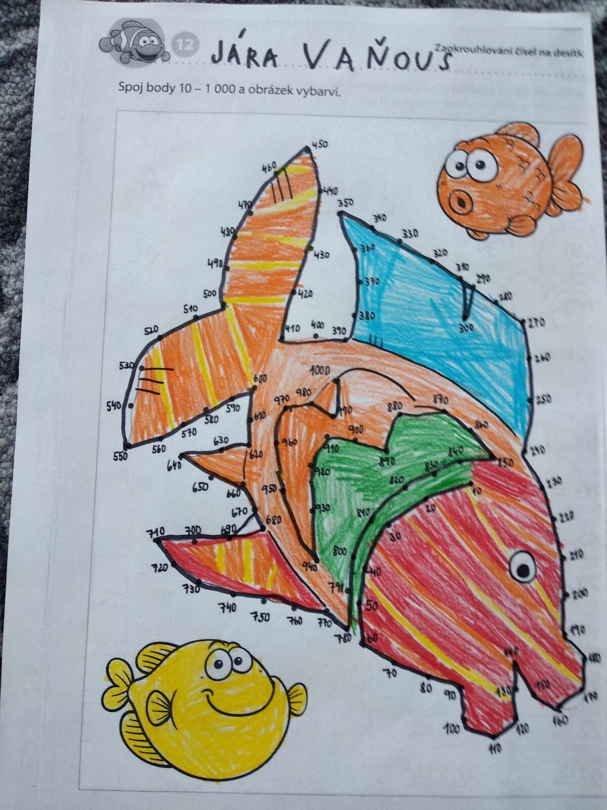 Distanční výuka ve třetí třídě 26. 3. - 12