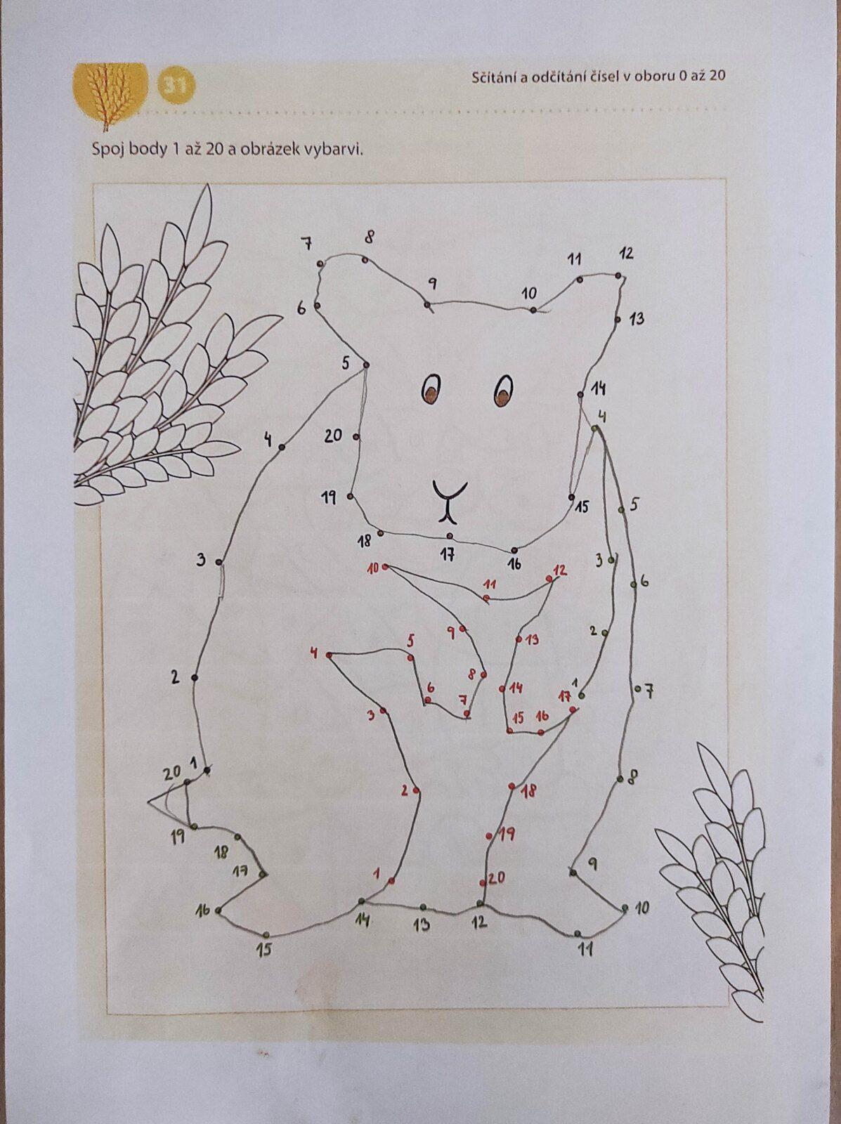 28. 3. Distanční výuka u prvňáčků - 22