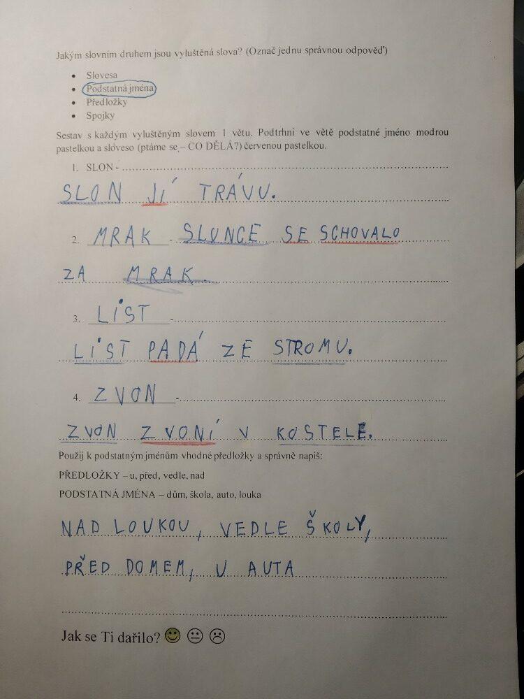 Výstupy druháčků z domácího i školního učení 5. 6. - 9