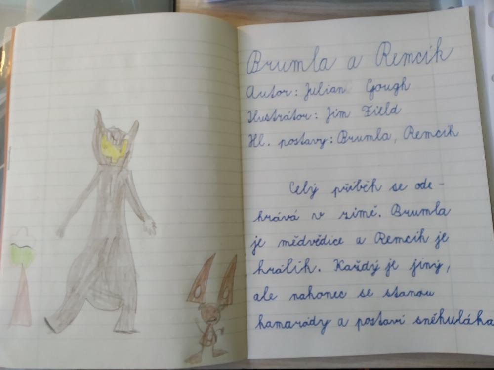 Výstupy druháčků z domácího učení 8. 4. - 8