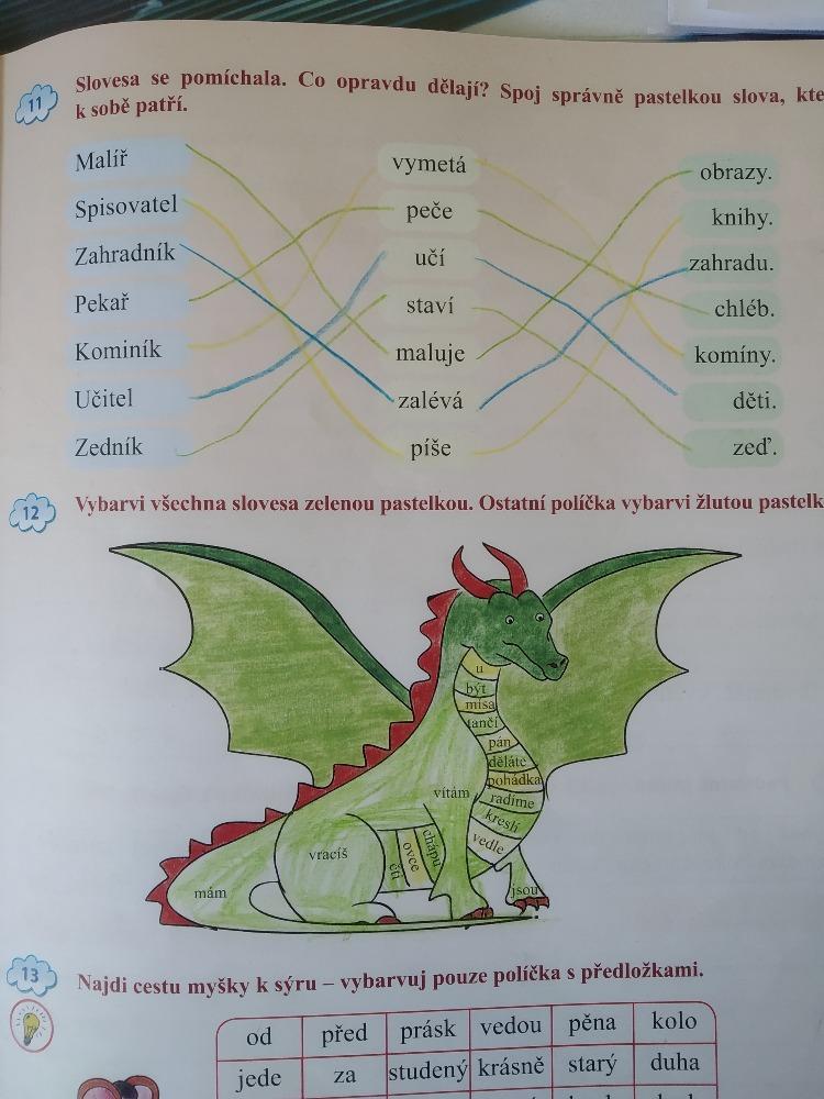 Výstupy druháčků z domácího učení 17. 5. - 5