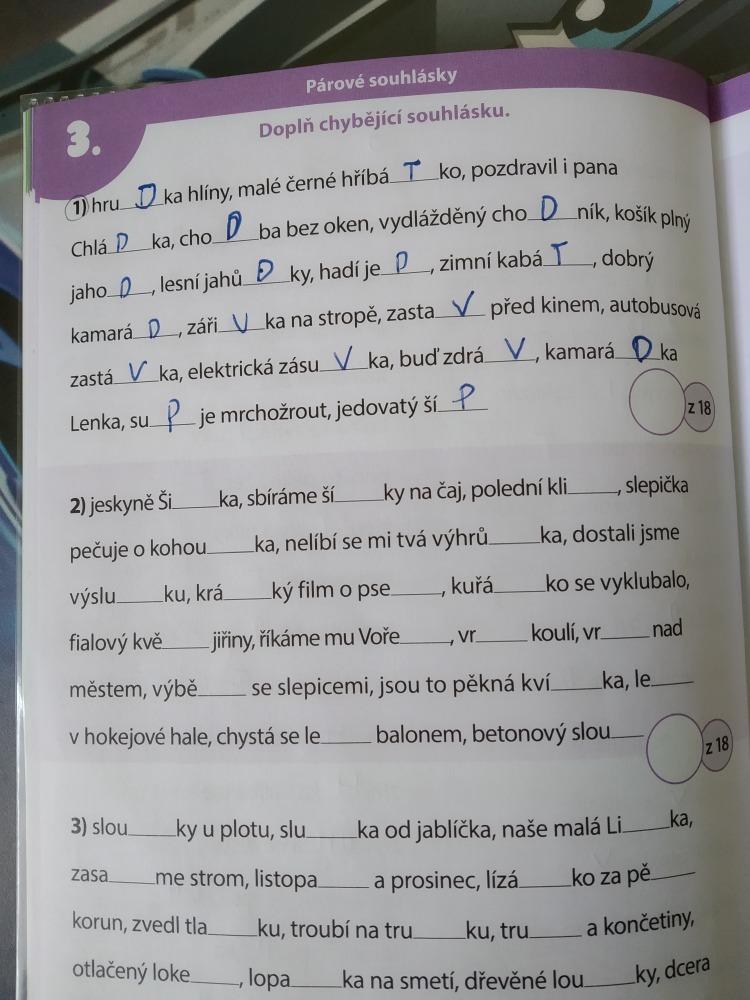 Výstupy druháčků z domácího učení 26. 4. - 3