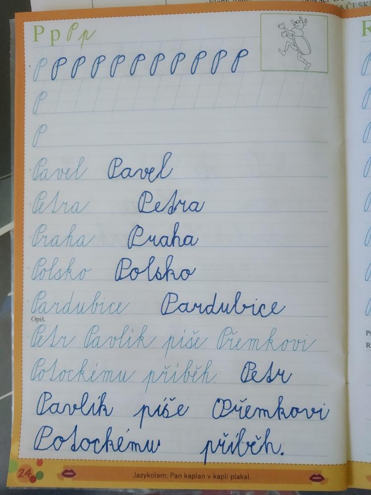 Výstupy druháčků z domácího učení 24. 5. - 6