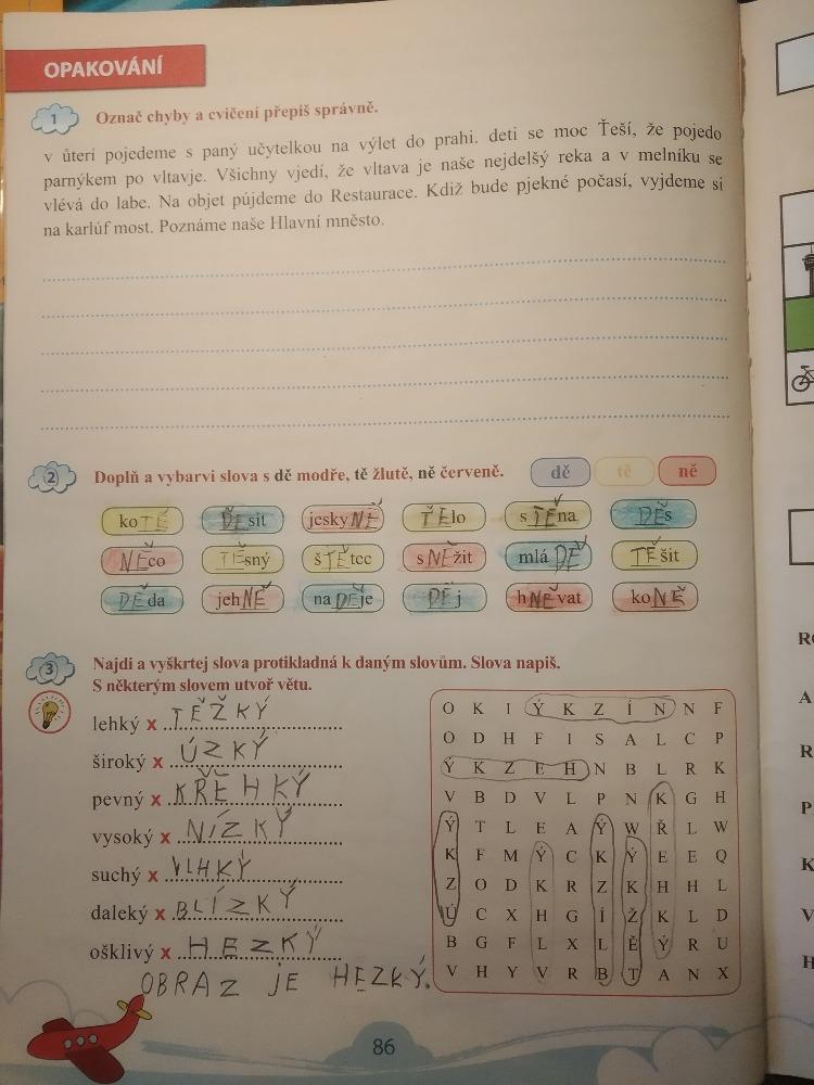 Výstupy druháčků z domácího i školního učení 19. 6. - 3