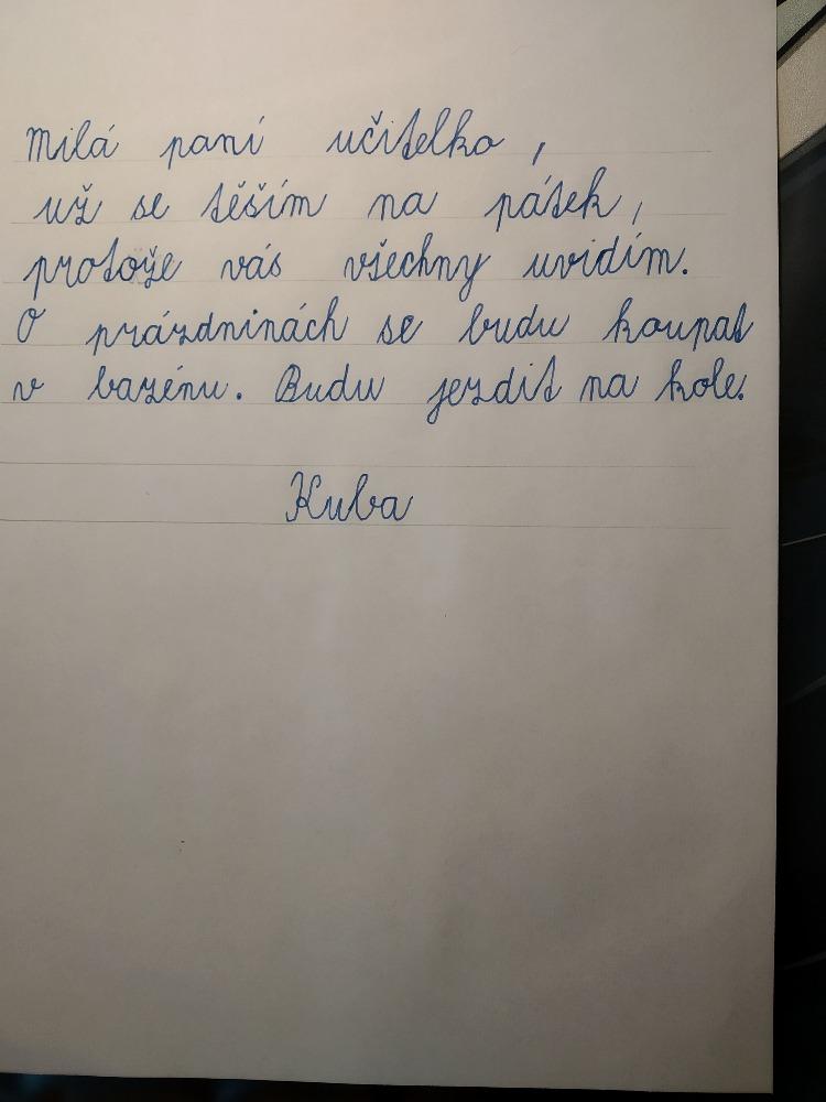 Výstupy druháčků z domácího i školního učení 19. 6. - 6