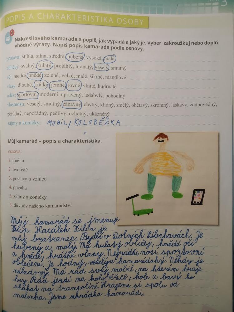 Distanční výuka ve třetí třídě 12. 2. - 13