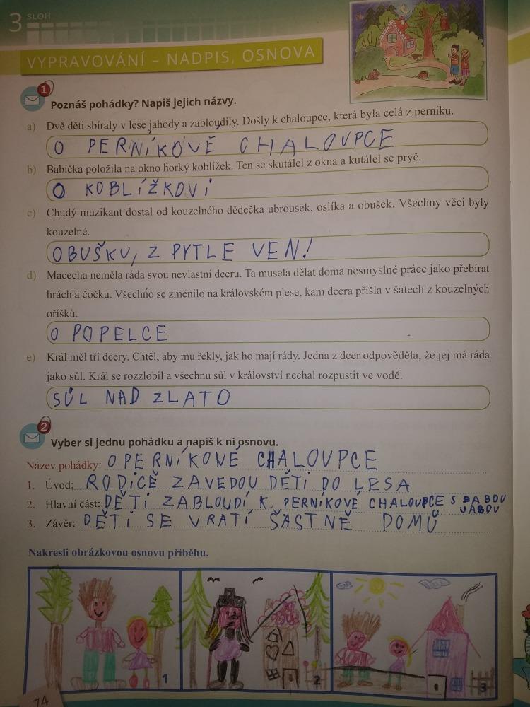 Distanční výuka ve třetí třídě 13. 11. - 18