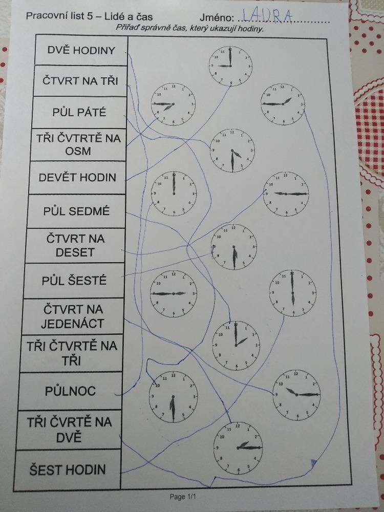 Výstupy druháčků z domácího učení 12. 5. - 14