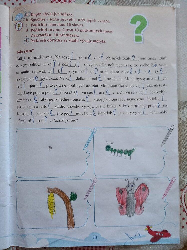 Výstupy druháčků z domácího učení 24. 5. - 22
