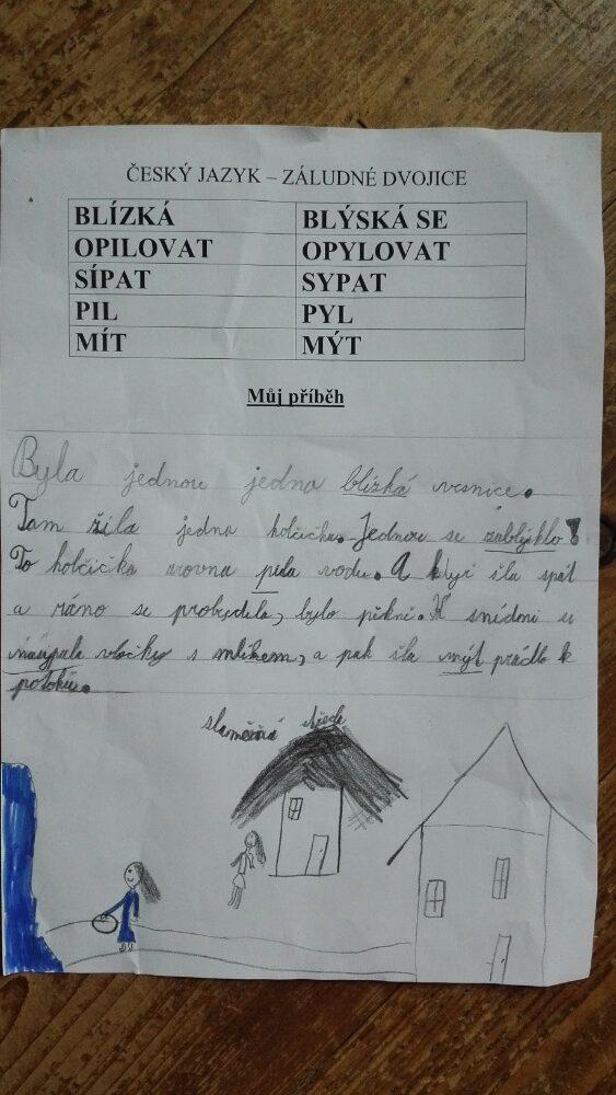 Distanční výuka ve třetí třídě 19. 3. - 28