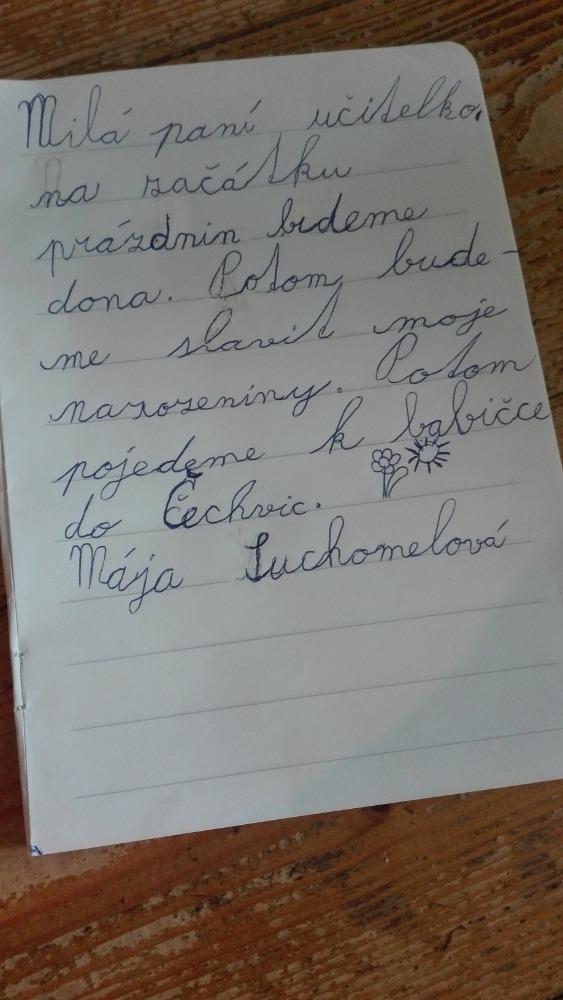 Výstupy druháčků z domácího i školního učení 19. 6. - 11