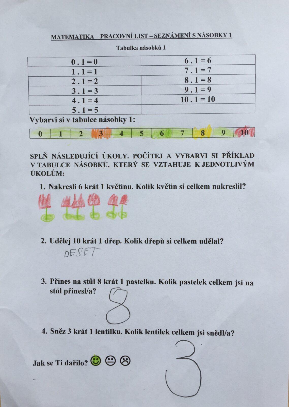 Výstupy druháčků z domácího i školního učení 30. 5. - 11