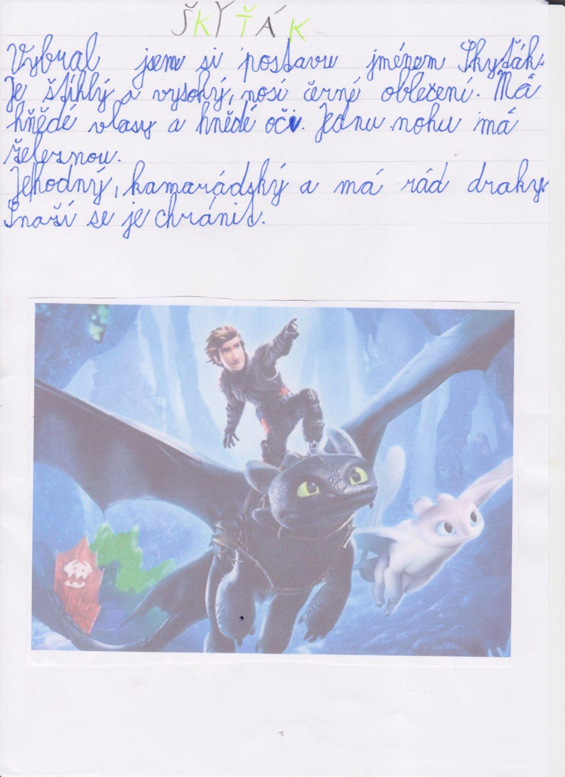 Výstupy druháčků z domácího učení 20. 4. - 11