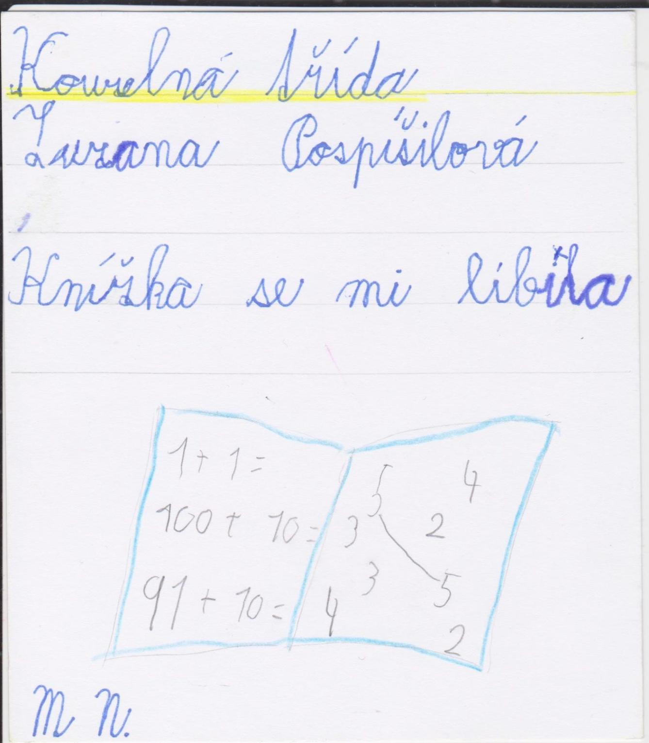 Výstupy druháčků z domácího učení 20. 4. - 13