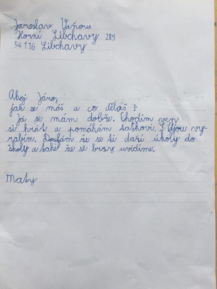 Distanční výuka ve třetí třídě 19. 3. - 35