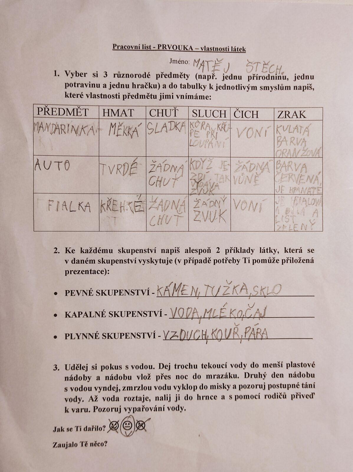 Distanční výuka ve třetí třídě 6. 11. - 32
