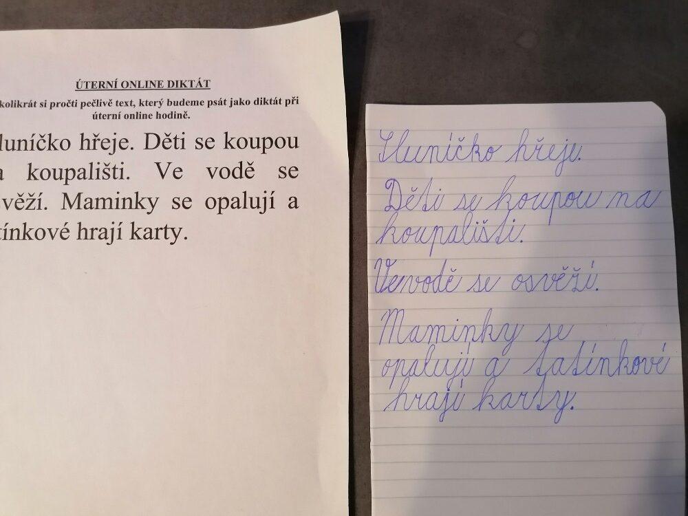 Výstupy druháčků z domácího učení 21. 5. - 15