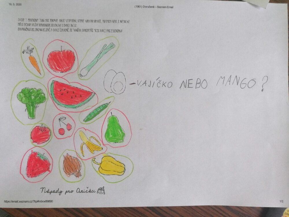 Výstupy druháčků z domácího učení 21. 5. - 16