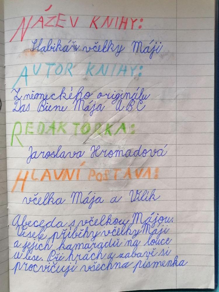 Výstupy druháčků z domácího i školního učení 26. 5. - 4