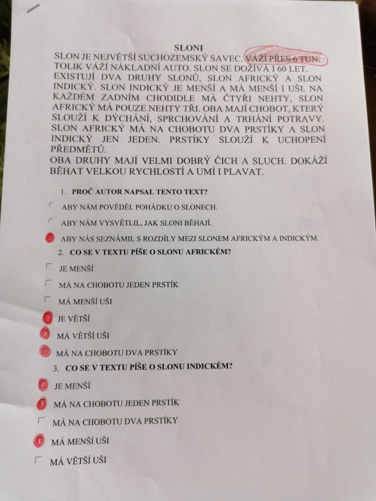 Výstupy druháčků z domácího učení 14. 4. - 23