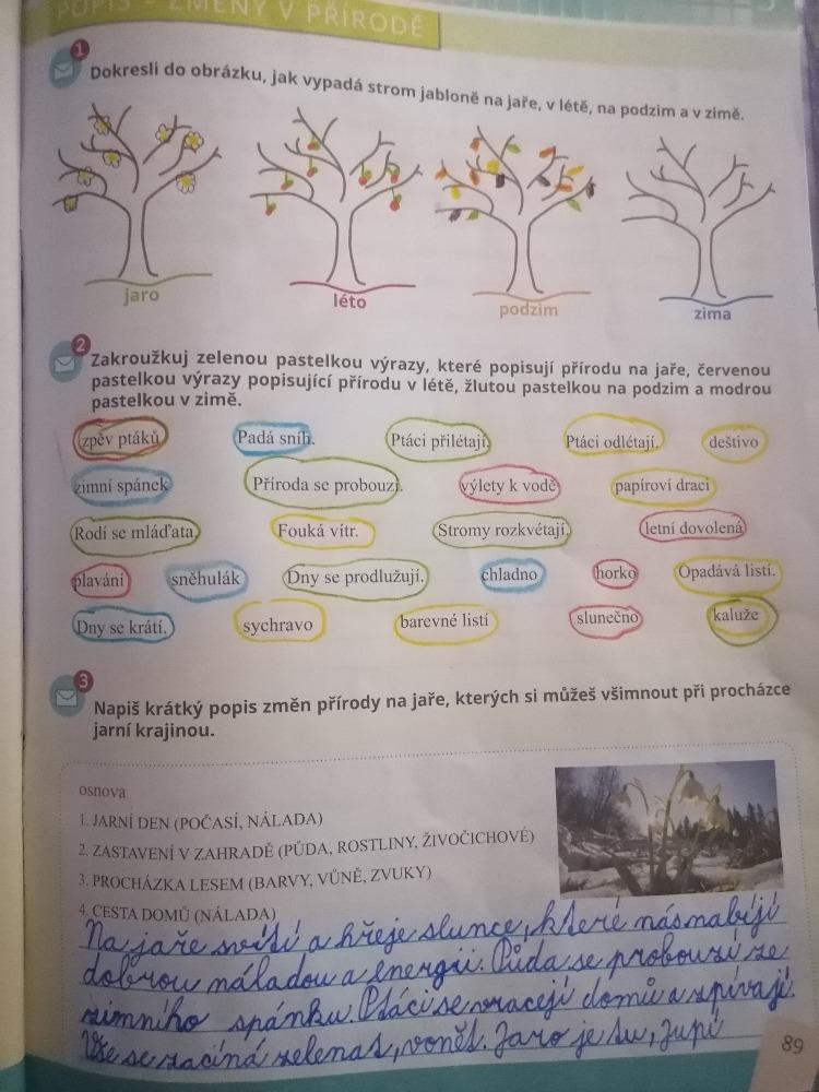 Distanční výuka ve třetí třídě 5. 3. - 6