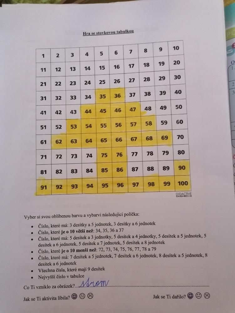 Distanční výuka ve třetí třídě 13. 11. - 39