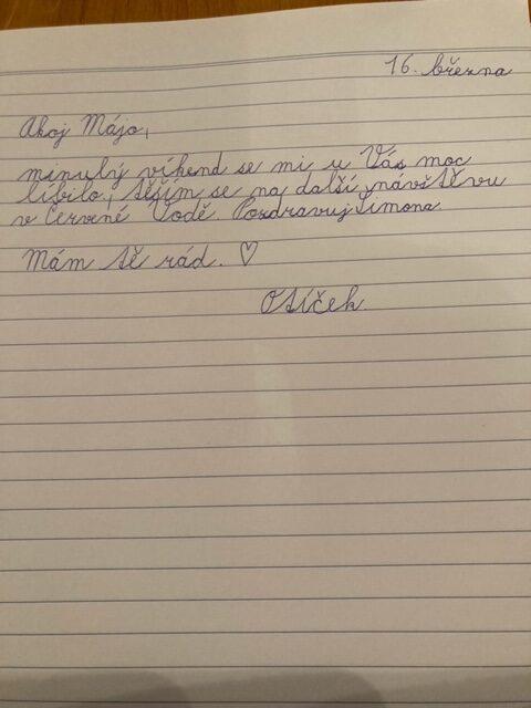 Dopis a rodokmen u druháčků - 32