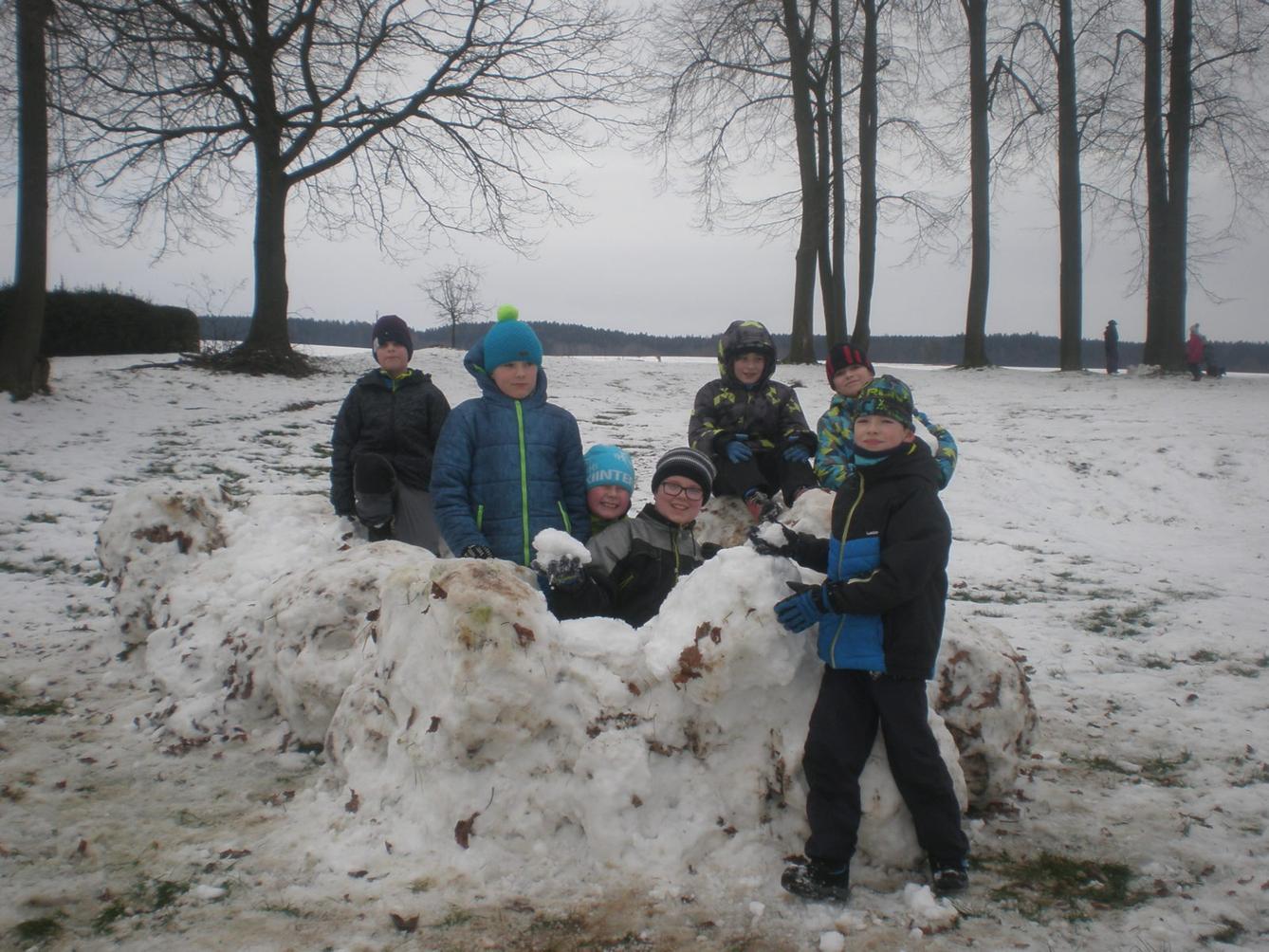 Páťáci na sněhu - 12