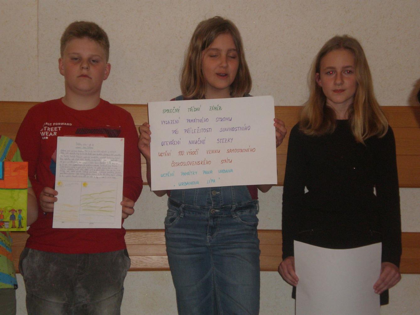 Prezentace projektového záměru 5. třídy - 10