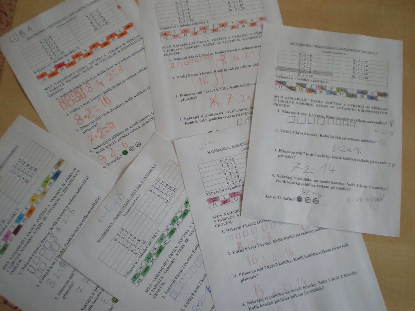 Výstupy druháčků z domácího i školního učení 2. 6. - 18